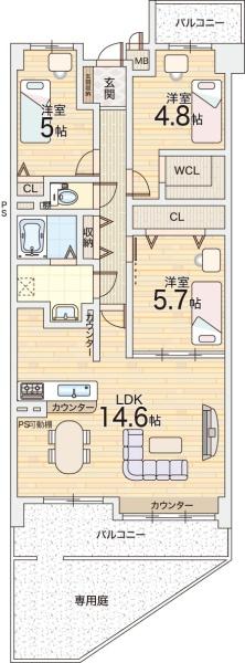 オークヒルズ香里弐番館