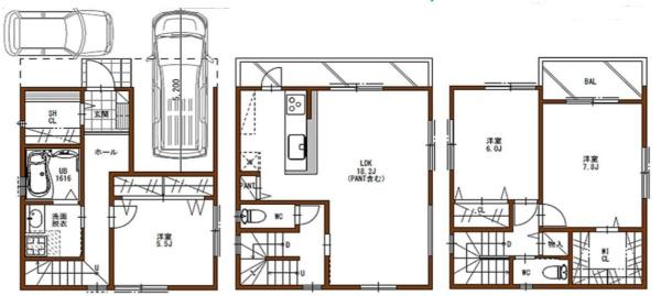 四條畷市江瀬美町の新築一戸建