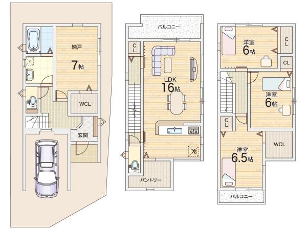 寝屋川市楠根北町の新築一戸建