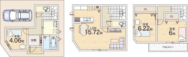 大阪市福島区玉川２丁目の土地