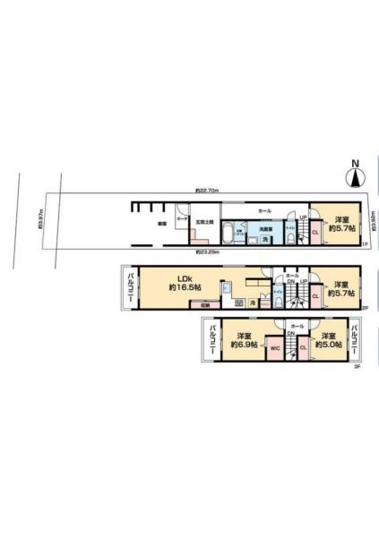 大阪市住吉区墨江３丁目の新築一戸建