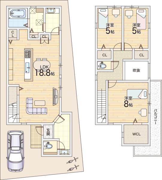 寝屋川市東香里園町の中古一戸建