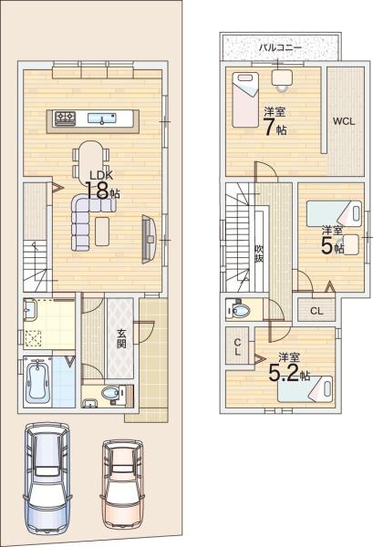 寝屋川市東香里園町の中古一戸建