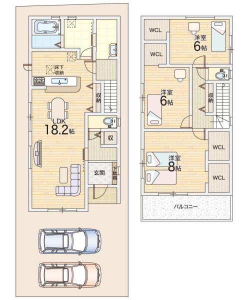 東大阪市池島町２丁目の新築一戸建
