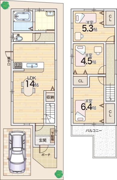 枚方市須山町の中古一戸建