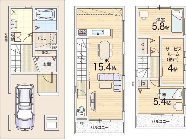 寝屋川市寿町の新築一戸建