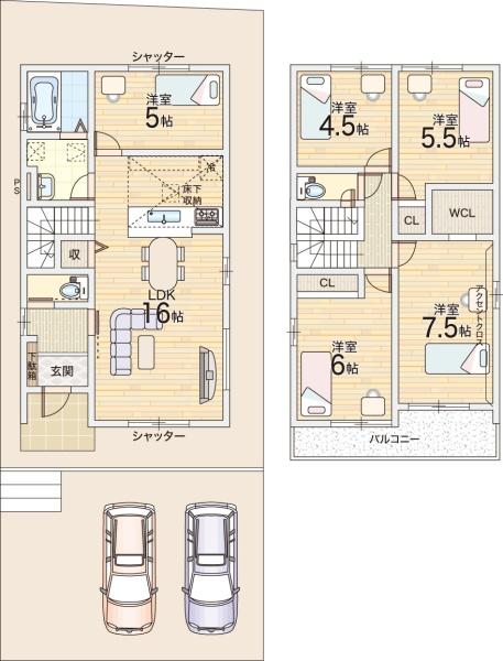 枚方市宮之阪４丁目の新築一戸建