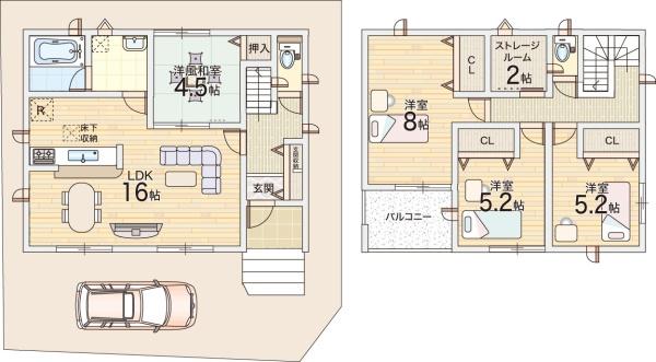 枚方市長尾峠町の新築一戸建