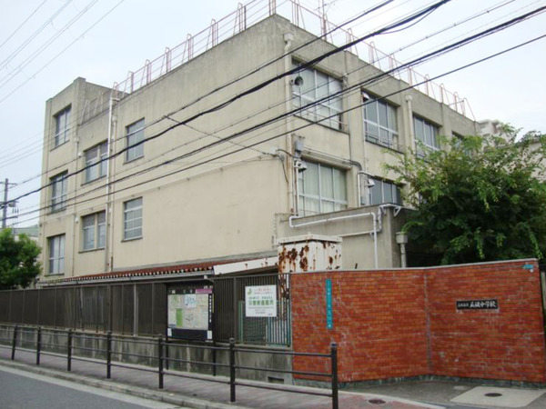 大阪市平野区瓜破５丁目の新築一戸建(大阪市立瓜破中学校)