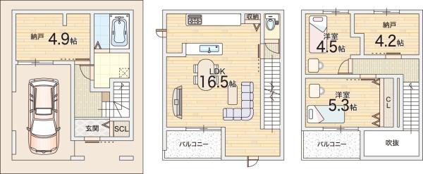 東大阪市花園東町２丁目の新築一戸建
