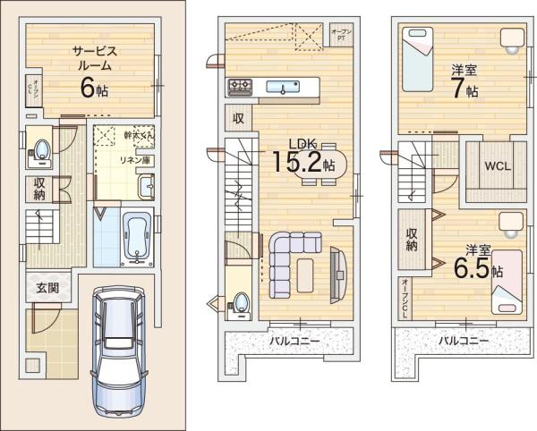 寝屋川市小路北町の新築一戸建