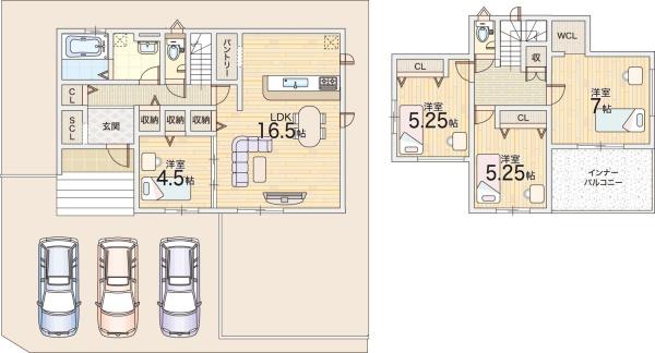 枚方市長尾東町２丁目の新築一戸建