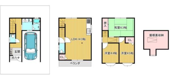 大阪市西淀川区御幣島４丁目の中古一戸建