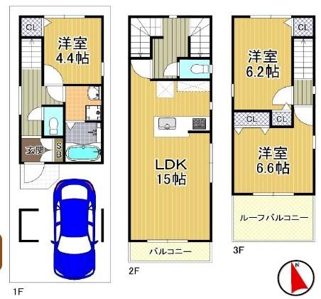 大阪市港区八幡屋４丁目の土地