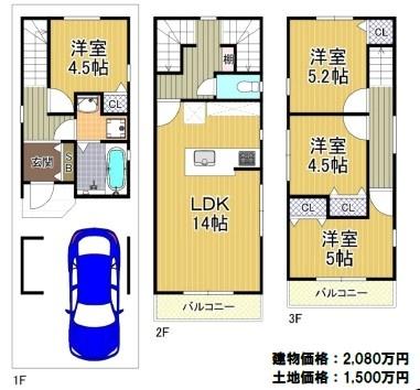 大阪市港区八幡屋４丁目の土地