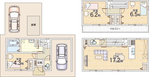 大阪市大正区平尾３丁目の土地