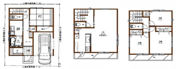 四條畷市江瀬美町の新築一戸建