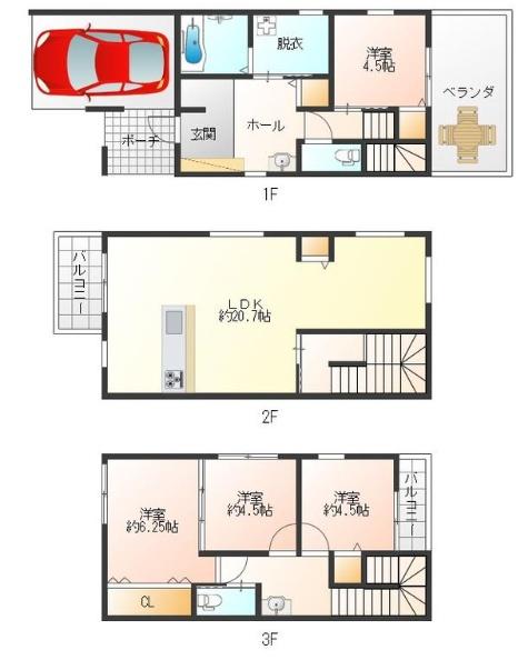 大阪市東住吉区杭全８丁目の中古一戸建