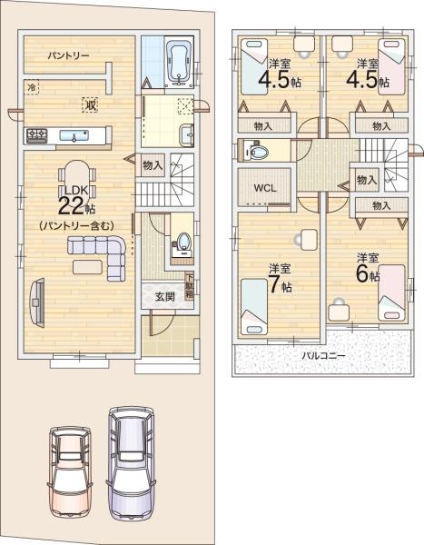 東大阪市西上小阪の新築一戸建