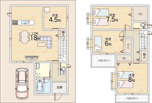 東大阪市南上小阪の新築一戸建
