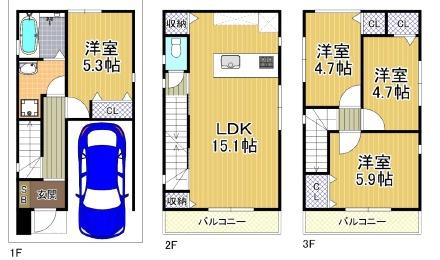 大阪市西淀川区御幣島６丁目の新築一戸建