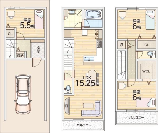 寝屋川市黒原橘町の中古一戸建て