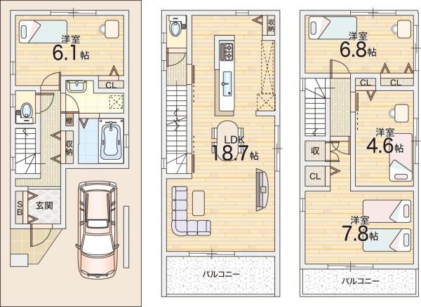 大阪市此花区梅香３丁目の土地