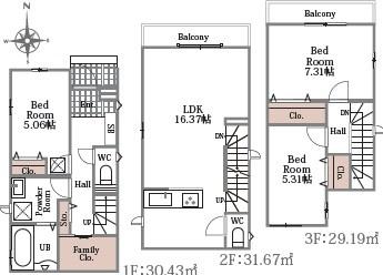 東大阪市大蓮南４丁目の新築一戸建