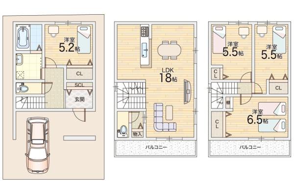 大阪市平野区平野本町５丁目の土地