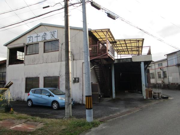 加茂町大野山際　売土地（工場建物付）