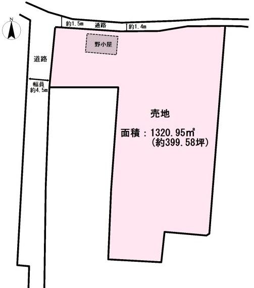 木津川市加茂町大野内畑の土地