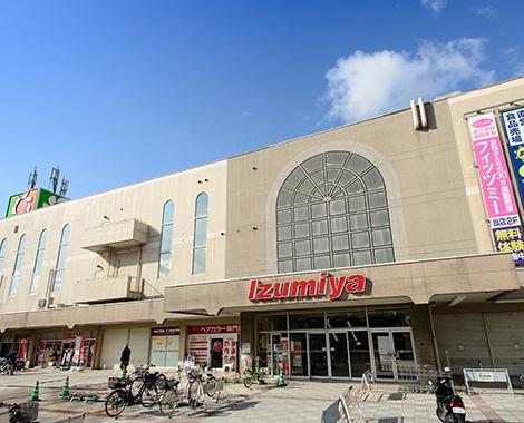 城陽市久世下大谷の土地(イズミヤ大久保店)