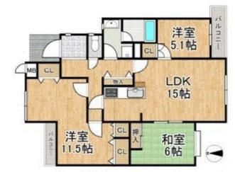 木津かぶと台団地６号棟