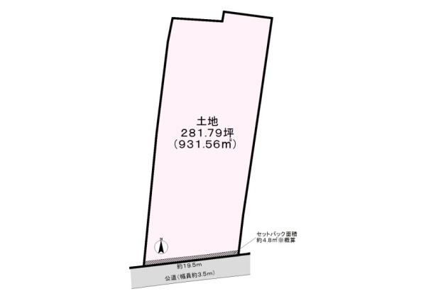 木津川市山城町上狛曽根の土地