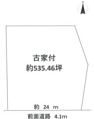 木津川市山城町綺田出垣外の土地