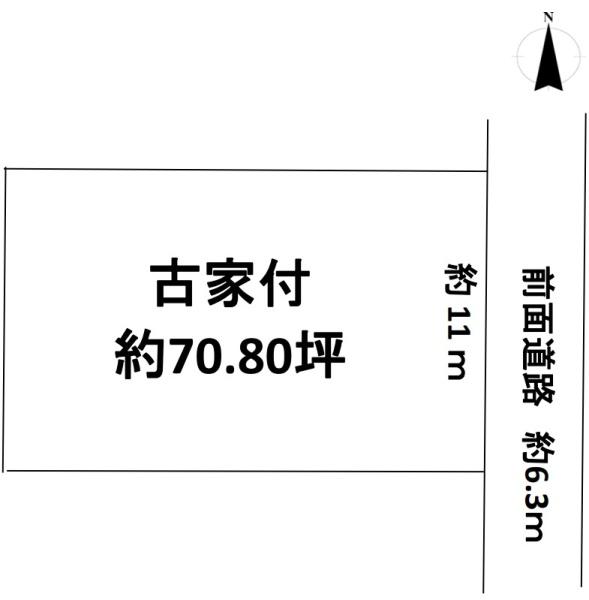 木津川市山城町綺田渋川の土地