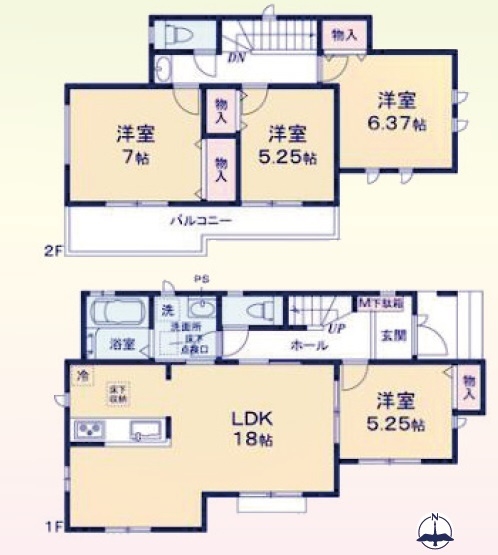 長泉町上土狩5期新築分譲住宅全1棟　１号棟