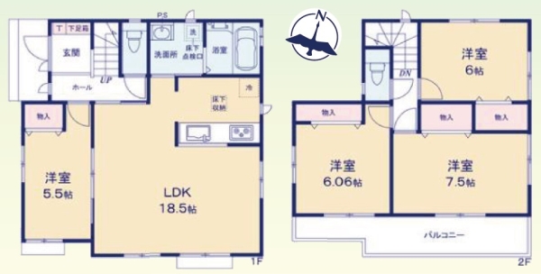 沼津市岡一色新築分譲住宅全4棟　Ａ号棟