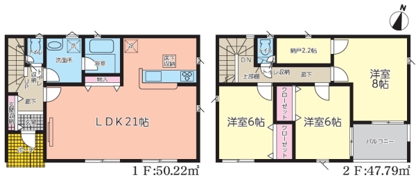 沼津市常盤町第2新築分譲住宅全3棟　２号棟