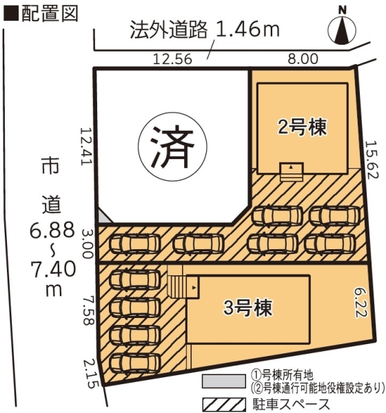 沼津市東沢田第2新築分譲住宅全3棟　3号棟