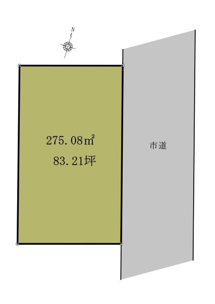 三島市清住町土地　古屋付き