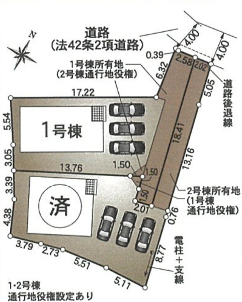 沼津市東熊堂第3新築分譲住宅全2棟　1号棟