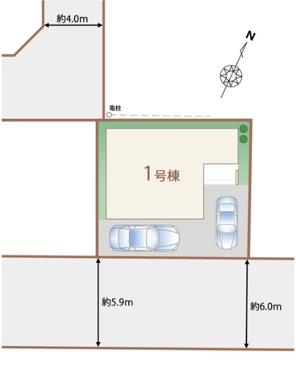 函南町間宮3期新築分譲住宅全1棟　1号棟