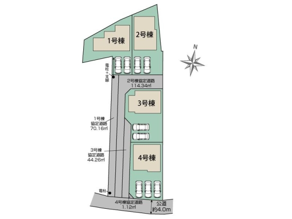 沼津市大岡新築分譲住宅全4棟　1号棟