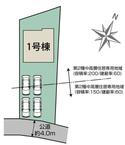 三島市梅名新築分譲住宅全1棟　1号棟