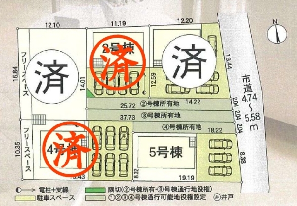 沼津市東沢田第3新築分譲住宅全5棟　5号棟