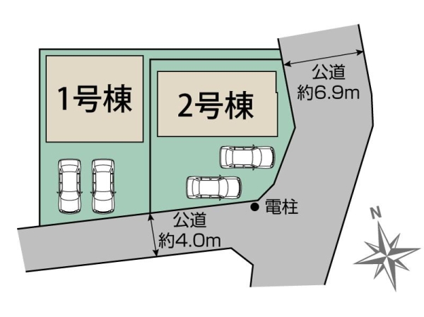 三島市谷田新築分譲住宅全2棟　1号棟
