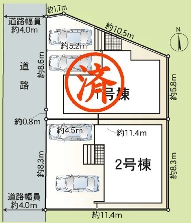 三島市谷田第15新築分譲住宅全2棟　2号棟