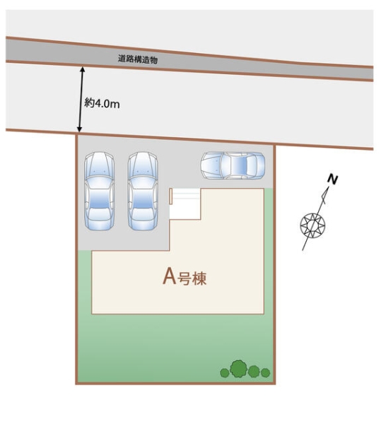 沼津市大岡新築分譲住宅全1棟　A号棟