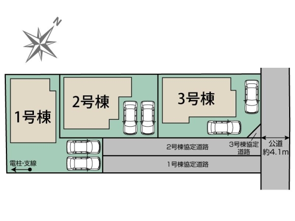 伊豆の国市寺家新築分譲住宅全3棟　1号棟